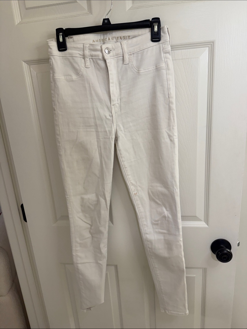 American Eagle Outfitters White Super High-Rise Jeggings